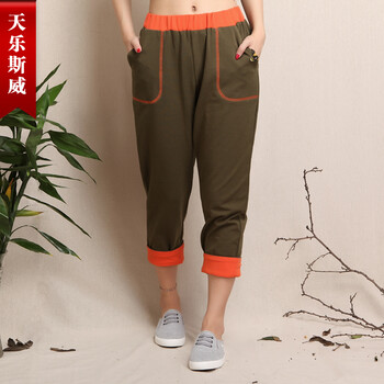 女裤6686 军绿 3XL(2尺5)【图片 价格 品牌