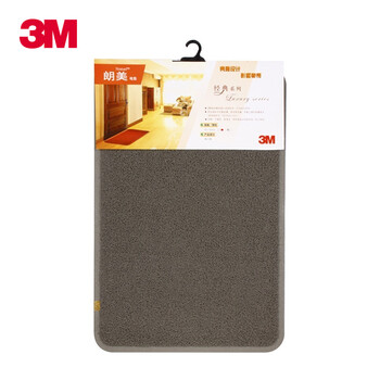 3M 朗美 经典地垫圈丝 除尘防滑经典地垫门垫入户垫60×90灰