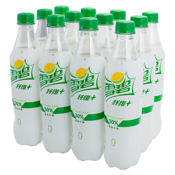 雪碧纤维+柠檬味汽水500ml*12,降价幅度17.9%