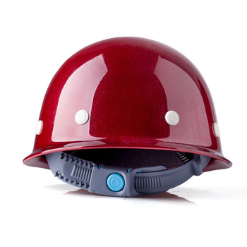 星工（XINGGONG）安全帽 工程工地建筑施工防砸抗冲击头盔免费印字 闪红色