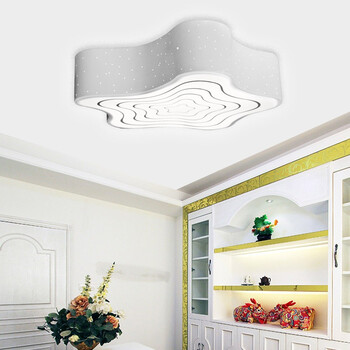 
                                        首度 LED吸顶灯 现代简约灯具客厅灯卧室灯 岁月 34*34cm白光 DD2703                