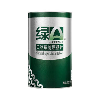 绿A（Green A）天然螺旋藻精片 0.5g*600粒