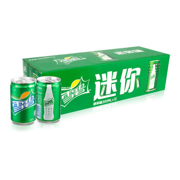 可口可乐（Coca-Cola）雪碧 迷你摩登罐 200ml*12罐