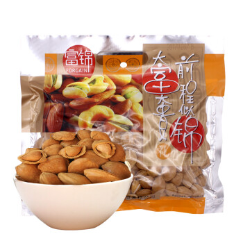 富锦 坚果炒货 休闲零食品小吃 袋装开口杏仁300g