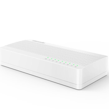 Tenda腾达8口百兆交换机 网线分线器 网络转换器 分流器 S108