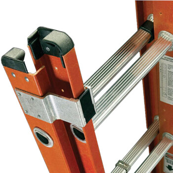 稳耐（werner）D6228-2 工程梯 玻璃钢绝缘梯子 两节延伸梯7.6米电力电工安全梯 直梯工业级通信电信登高梯