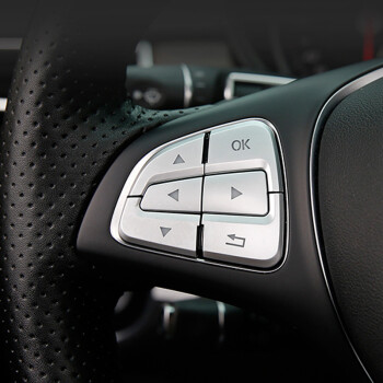 gls450方向盘按键装饰贴 16-18款奔驰gle级