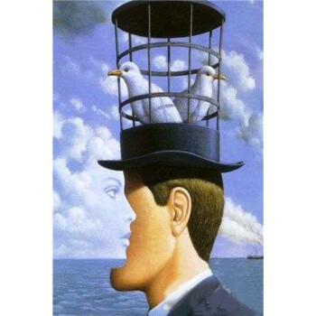 浪漫符号 咨询室心理挂画双关图心理学挂画错觉图挂图