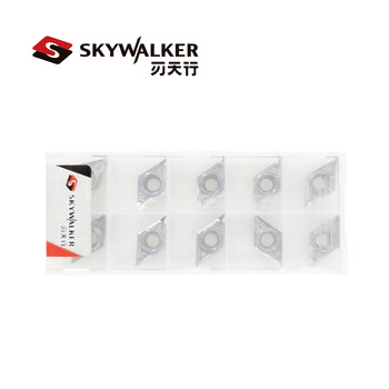 刃天行 DCGT11T302-NF SN10 铝合金加工刀片 N类 轻~精加工 一盒10片 付款后1-3天发货 SKYWALKER