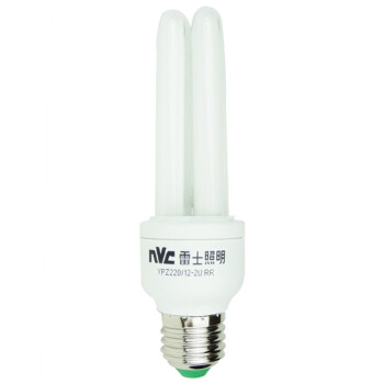
                                        
                                        雷士照明（NVC）节能灯 E27大口2U12W6500K 日光色（白光）                