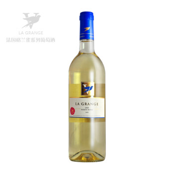 法国原装进口 格兰雀干白葡萄酒 500ml 11.5°