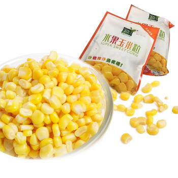 新鲜速冻水果甜玉米粒罐头 280g*5袋装 280g*5袋