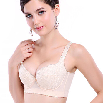 蚕丝蛋白<em>文胸</em> 聚拢调整型 无<em>海绵</em>收副乳<em>胸罩</em>大