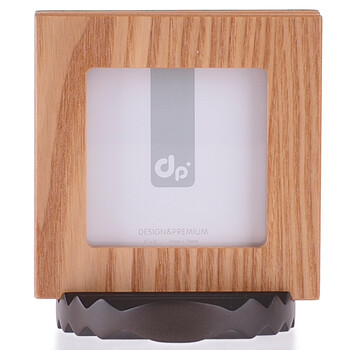 dp+ 简约木质正方形双面相框欧式现代相架照片框桌面摆台礼品画框 大