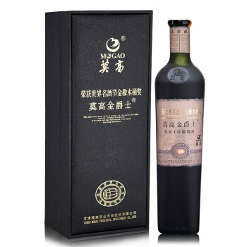 莫高黑比诺金橡木桶金爵士干红葡萄酒窖藏红酒750ml1瓶单支礼盒装