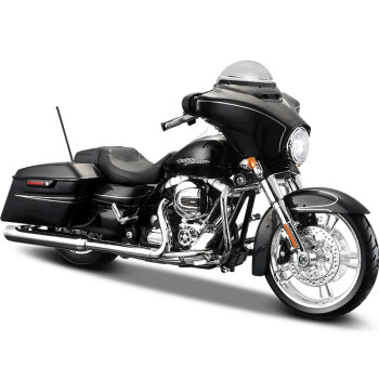 美驰图2015哈雷滑翔摩托车哈雷截维森112合金摩托车模型原厂授权黑色3