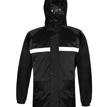 谋福 CNMF80152 防雨执勤制服安全反光分体防护雨衣雨裤套装透气交通户外骑行服 优质套装ZJ款 L165可定制