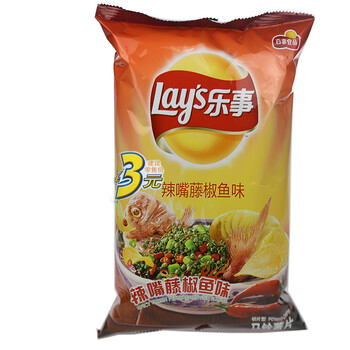 百事乐事薯片休闲小吃零食品 40g 辣嘴藤椒鱼