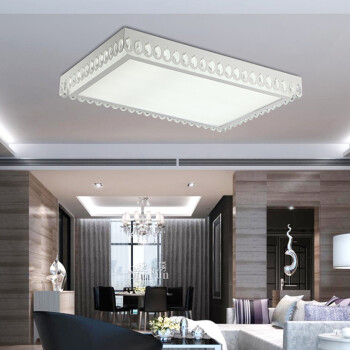 欧恒LED现代简约创意吸顶灯具现代水晶灯客厅