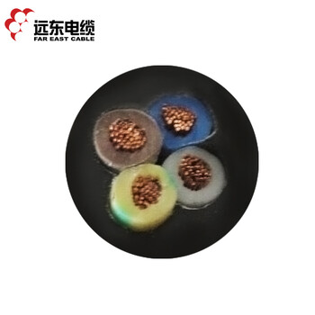 远东电缆 YC 4*2.5国标移动用重型橡套电缆 1米【有货期50米起订不退换】