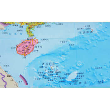 同比例尺全景展示南海 最新最全 湖南地图出版社出版!图片
