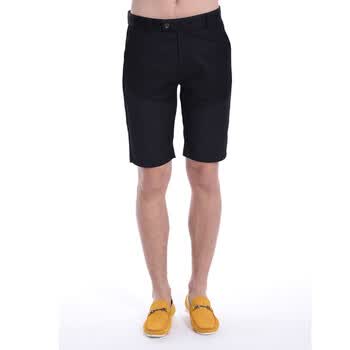 风黑纯色休闲短裤 潮男经典五分裤 个性<em>马裤</em>正