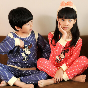 【支持<em>货到付款</em>】<em>儿童睡衣</em>纯棉韩版春秋季男女