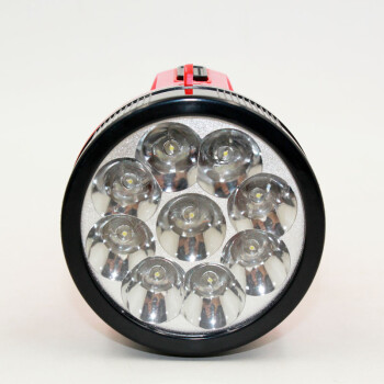 DP 久量 LED-710A 充电式迷你探照灯/手电筒 9灯 2档 1300毫安 1W 红色