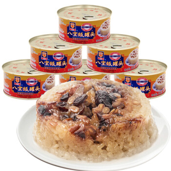梅林(maling)八宝饭罐头350g 上海特产传统甜点糯米饭 八宝饭350g*6罐