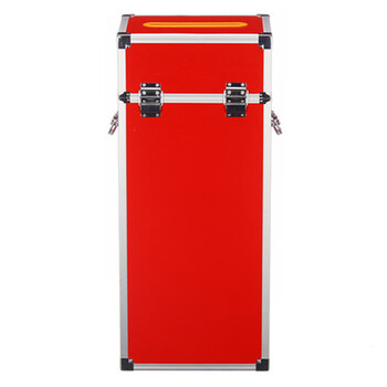 和日升落地式投票箱征求意见箱大中小号扫黑除恶巡视箱举报箱募捐箱爱心箱空白箱慈善募资箱票箱可贴字定做 92cm高六面红色投票箱带轮子