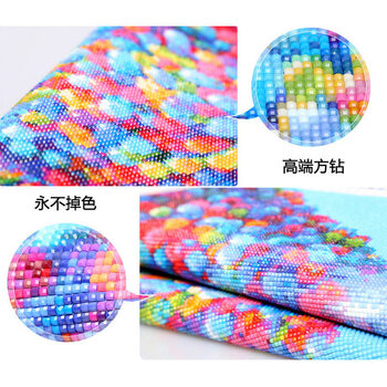 
                                                                                2022新款清明上河图手工绣品5D钻石画满钻客厅水钻画点钻粘钻贴钻十字绣贴画粘贴画砖石秀卧室餐厅风景 高端方钻(满钻) 背景全贴(228*81厘米)多送九宫钻石盒                