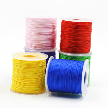 
                                                                                迈利达 台湾72#尼龙蒲公英佛珠线绳 珠宝线 手工DIY手绳编织线0.8mm 深咖一卷                