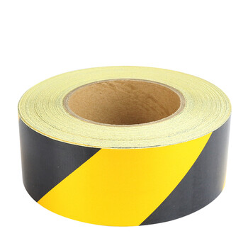 谋福 CNMF 8404 反光胶带 反光标识警戒线墙贴地板贴标志 反光膜警示胶带 长45.7米（5cm宽  黄黑色）