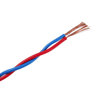 远东电缆 RVS 2*12芯红/蓝铜芯双绞软电线 100米【有货期非质量问题不退换】