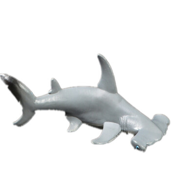 仿真海洋动物模型锤头鲨双髻鲨 抹香鲸美人鲸巨齿鲨海底世界模型 双髻