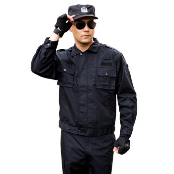 朝洋(chaoyang 正品特勤保安服 黑色警察执勤服 特警作训服特勤服
