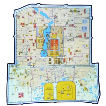 清北京城地图(鼠标垫) 姚维娜
