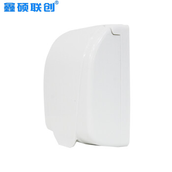 鑫硕联创开关插座面板 通用插座防水面盖浴室用防水盒 雅白S100