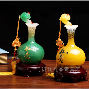 中式花瓶摆件新家房间家居客厅玄关创意装饰品搬家送礼品乔迁礼物