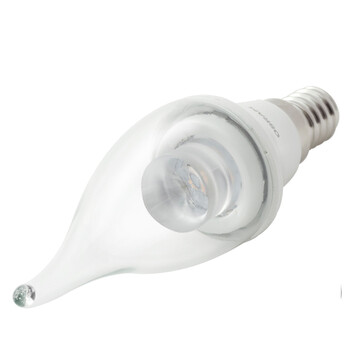 欧司朗 （OSRAM ）LED透明拉尾泡 E14 暖白色 3.3W单只装