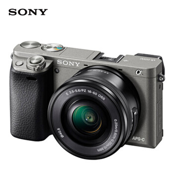 索尼（SONY）ILCE-6000L APS-C微单数码相机标准套装 石墨灰（约2430万有效像素 a6000）