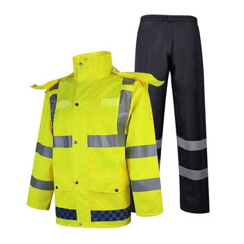 谋福 CNMF  8016新式荧光交通警示雨衣 YGH04款 L 170可定制