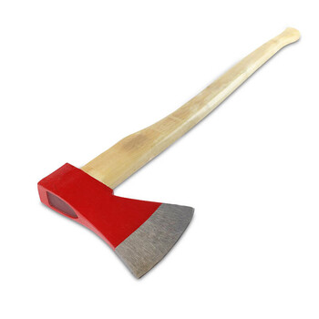 谋福（CNMF）8441【微型消防站选用】消防长斧 太平斧 铁质斧头 绝缘高强度 木柄斧（铁质斧 0.7米长）