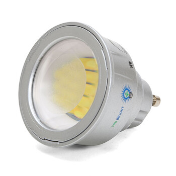 美力时照明LED灯节能灯射灯4W可调光照明银色GU10插口玄关灯 SD-D-4.2W-冷光