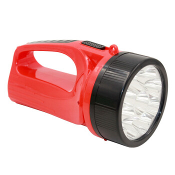 DP 久量 LED-710A 充电式迷你探照灯/手电筒 9灯 2档 1300毫安 1W 红色
