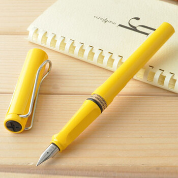 凌美 LAMY 狩猎者safari亮黄钢笔 M尖0.7mm