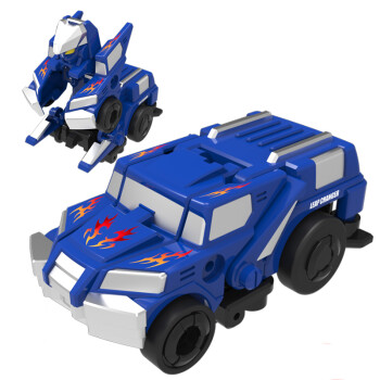 灵动创想(LDCX) 跳跃战士魔幻车神变形玩具车