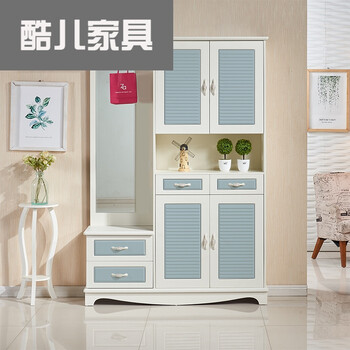 套色鞋柜效果图