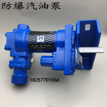 防爆汽油泵抽油泵直流自吸抽柴油汽油加油机泵dc12v24v防爆泵 dyb50