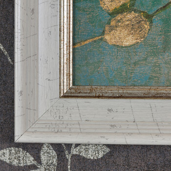 
                                        山迪客厅装饰画餐厅挂画田园风格沙发背景墙壁画三联有框画 花卉A两件套40x50                